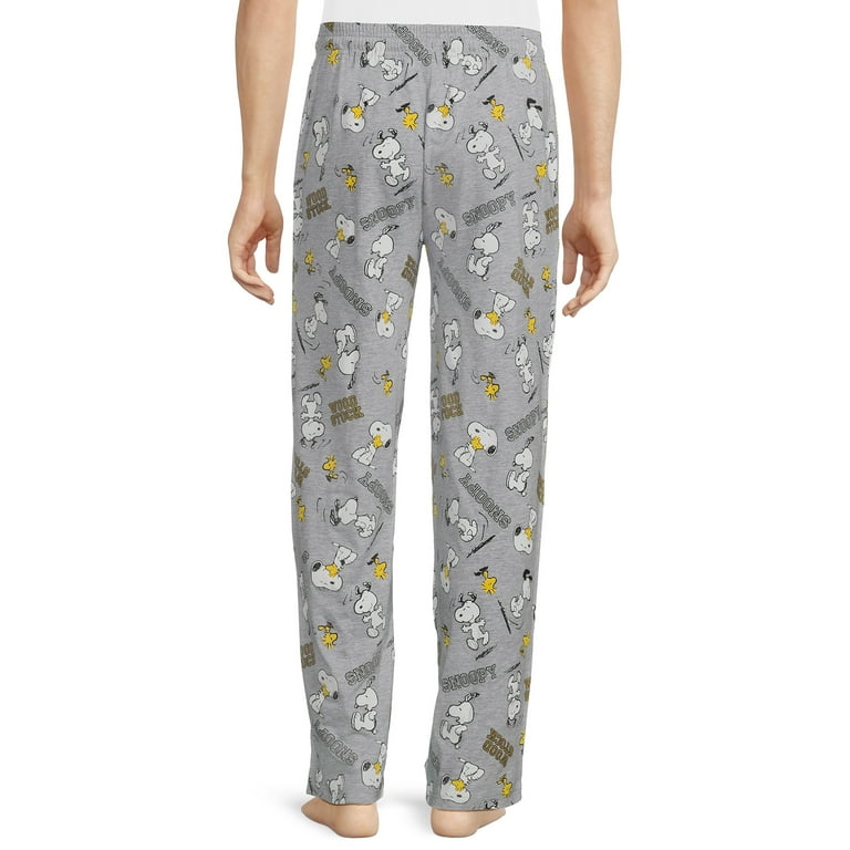 Peanuts Snoopy Men's and Big Men's Graphic Sleep Pants, Size S-2X