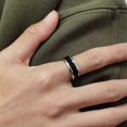 thumbnail image 2 of Intelligent temperature ring stainless steel ring titanium steel bottle opener ring, 2 of 3