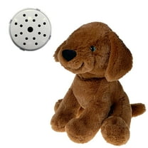 Brownie the Lab 16 Inch Plush Toy with Recorder – Soft & Huggable Stuffed Animal