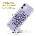thumbnail image 3 of Caseyard TPU Clear Case for iPhone 13 Pro with Compass Rose design phone cover, 3 of 7