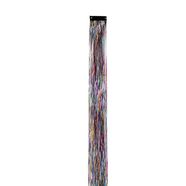 1Pcs Hair Tinsel Clip In Hair Extensions Bling Silk For Flare Strands Shining Sparking Hair