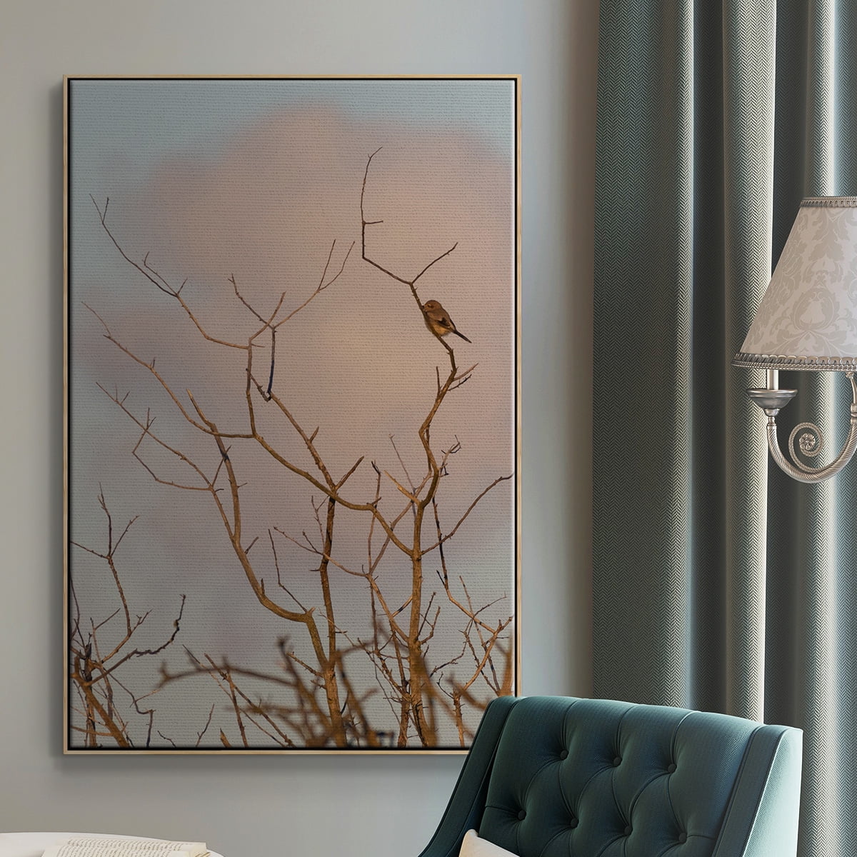 At Dawn Framed Premium Gallery Wrapped Canvas - Ready to Hang