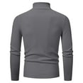 thumbnail image 6 of Awdenio Sweaters for Men Slim Fit Quilted Turtleneck Sweater Casual Cable Knit Pullover Thermal Fall Winter Sweaters, 6 of 7