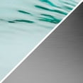 thumbnail image 4 of Evelyn&Zoe Casco 24" Tall Table Lamp with Fabric Shade, Textured Blue Glass/White, 4 of 4