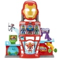 thumbnail image 1 of Marvel Iron Man and his Awesome Friends Iron Quarters Boys & Girls Electronic Playset, 1 of 11
