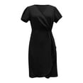 thumbnail image 4 of Letdown Womens Summer Maxi Dress Casual Crew Neck Tie Waist Split -Free Fit Long Fashion Vacation Dresses 2026 Spring Fall, 4 of 4