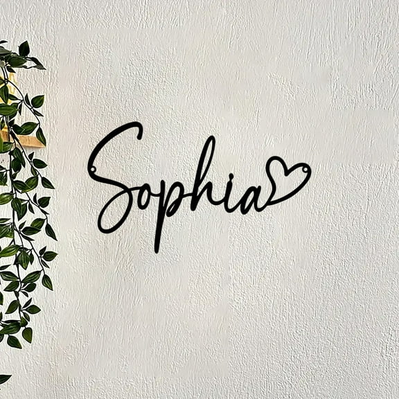 Custom Name Metal Signs, Personalized Gifts Name Metal Sign, Metal Wall Art, Last Name Sign, Birthday Gifts, Gift for her