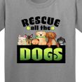 thumbnail image 4 of Inktastic Rescue All the Dogs Youth T-Shirt, 4 of 5