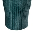 thumbnail image 6 of JUUYY Men's Sweater Crewneck Pullover Long Sleeve Color Block Cable Knit Warm Chunky Winter Jumper Sweater Green XXL, 6 of 6