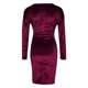 thumbnail image 5 of Vestido de falda de vestido de color sólido elegante casual sexy elegante de las mujeres de la moda Wmkox8yi  FGJ743, 5 of 5