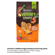 BRETON VEGGIE CRISPS SPICY CHPTLE CHED 6OZ
