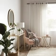 thumbnail image 4 of Bouclair White Linen Lamp Shade 8 in (20.3 cm), 4 of 4