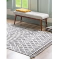 thumbnail image 3 of Rugs.com Arlo Collection Rug – 5' x 8' Gray Medium Rug Perfect For Bedrooms, Dining Rooms, Living Rooms, 3 of 9