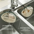 thumbnail image 6 of Functional Kitchen Sponge Holder with Lanyard Drain Rack Design Soap Caddy Organizer for Countertop, 6 of 7