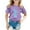 Purple, variant on MEZZALL Girls Cute Graphic Kids T-Shirt Short Sleeve Tshirts Cartoon Ocean Tee Tops, Blue, 3-4 Years