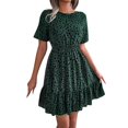 thumbnail image 3 of Sngxgn Women's Pencil Dress Office Work Dresses Party(Green,XL), 3 of 9