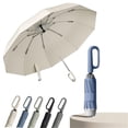 thumbnail image 1 of Ring Buckle Umbrella, Reflective Safety Strip, Sturdy Windproof, Travel Portable, 1 of 5