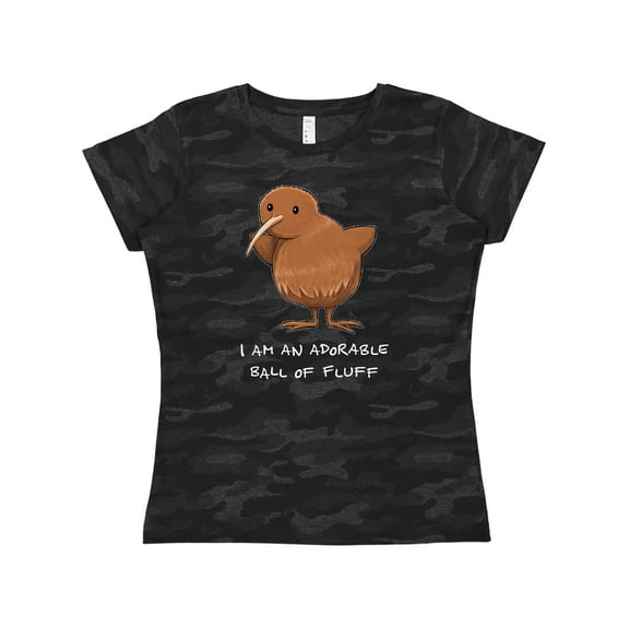 Inktastic I am an Adorable Ball of Fluff- cute kiwi bird Women's T-Shirt