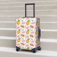 thumbnail image 5 of Yiaed Flamingo And Pineapple Print Travel Luggage Cover Suitcase Protector Fits 18-32 Inch Luggage Wheel Covers Patterned Elastic Luggage Anti-scratch（No luggage）-Medium, 5 of 5