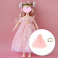 thumbnail image 3 of Trajes De Muñeca BJD Ropa de muñeca hecha Muñeca BJD de Adorable Dress Outfits Colecciones con accesorios cabello Ropa informal , 4 Magideal Trajes De Muñeca BJD, 3 of 7