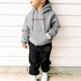thumbnail image 2 of YuYuBao Toddler Girls Outfits Sets Hooded Tracksuit Unisex Two Piece Outfits Hoodie Sweatshirt Sweatpants Kids Boys Sets, 2 of 6