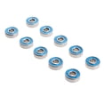 thumbnail image 4 of Tachiuwa 10 Pcs -9 608RS Roulements de Roue de Patin à Roulettes Joints Roulements à Billes Bleu, 4 of 8