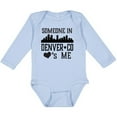 thumbnail image 3 of Inktastic Denver Colorado Someone Loves Me Skyline Boys or Girls Long Sleeve Baby Bodysuit, 3 of 5
