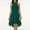 Army Green, variant on Women's Summer Dress Women's Summer Fashion Round Neck Sleeveless Chiffon Double Layer Ruffles Pencil Dress Elegant Dresses for Women