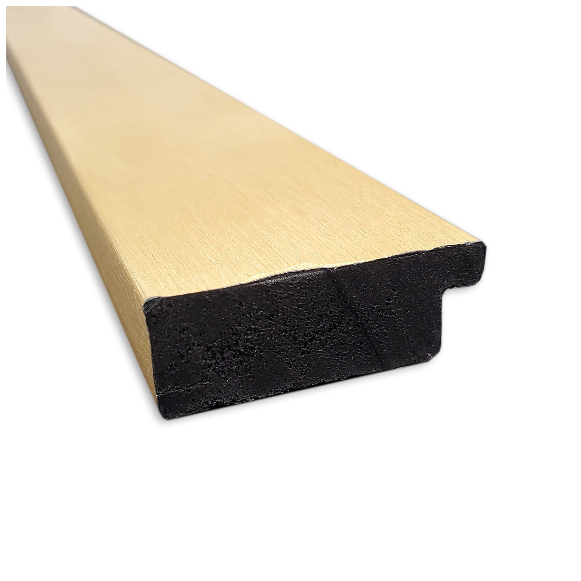 Amanti Art White Cork Board Framed Grace Brushed Gold Bulletin Board 34 in. x 16 in.