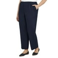 thumbnail image 2 of Alfred Dunner Women's Plus Size Solid Elastic Waist Pants, 2 of 6