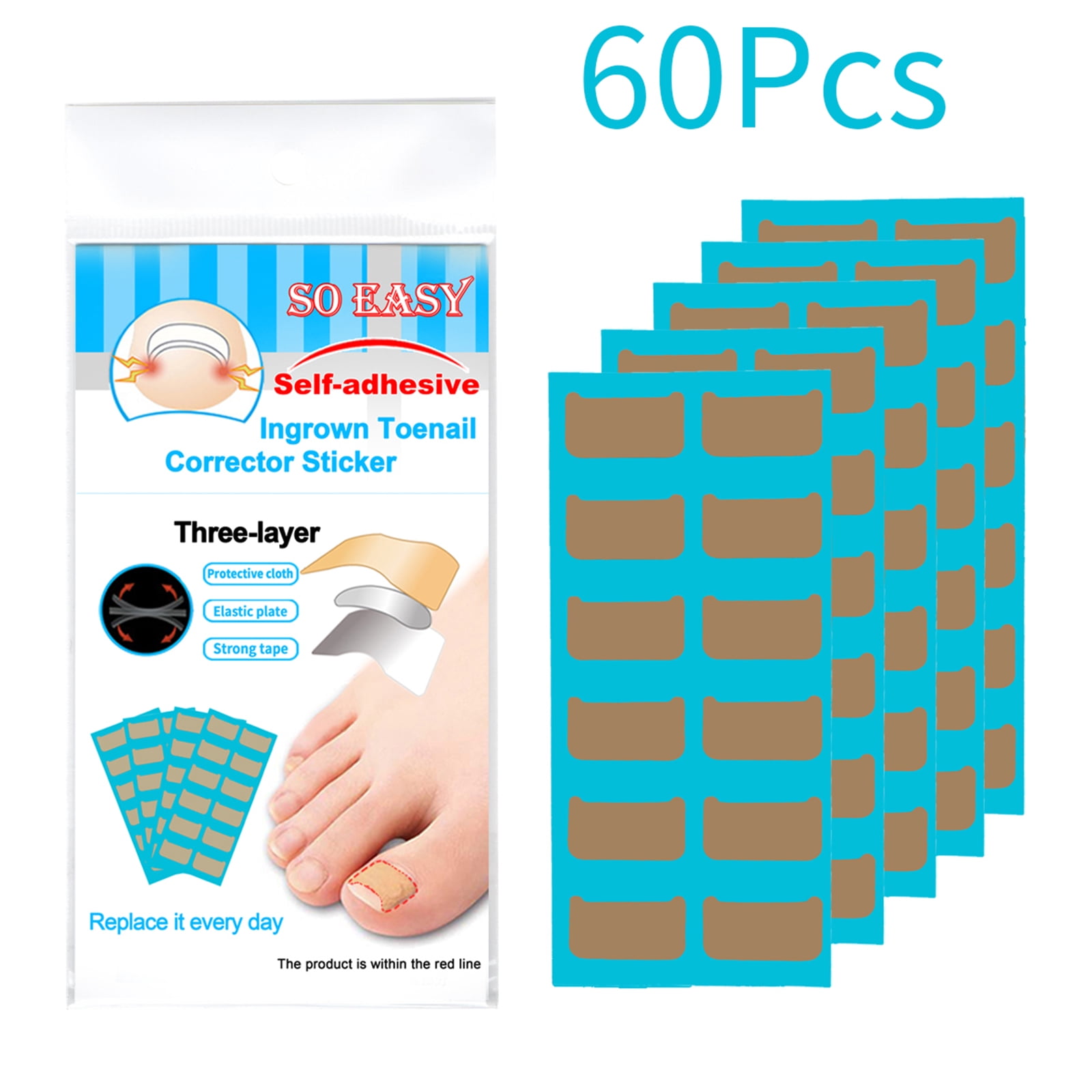 NonGlue Toenail Patch Ingrown Toenail Correction Pedicure Tool Buy Non
