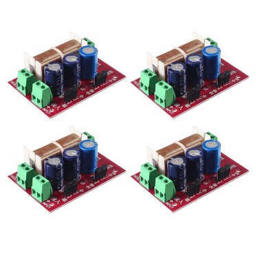 400W Adjustable Speaker Crossover 2 Way Treble/Bass 2 Unit Audio Frequency Divider Distributor Filters Updated Version