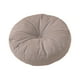 thumbnail image 5 of Cojín de almohada de piso redondo cojín de cojín cojín cojín de meditación para sala de estar en el interior de sofá cama de al aire libre Gris, 5 of 8