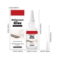 thumbnail image 2 of Super Cold Soldering Glue, Glue 25ml, Super Glue for Repair, Heavy Duty Instant Glue - Waterproof, Heat-Resistant, Clear Adhesive for PLA, 3D Printing, Toys, Car, ABS,, 2 of 6