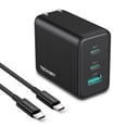 thumbnail image 1 of Cargador TECKNET USB C 65W PD 3.0 GaN tipo C con cable de 1,5 m, 1 of 7