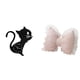 thumbnail image 1 of Reloj De Pared Con Diseño De Gato Y Cojín De Lazo, Moderno Y Decorativo, Ideal Para Sala De Estar, Estudio Y Oficina., 1 of 8