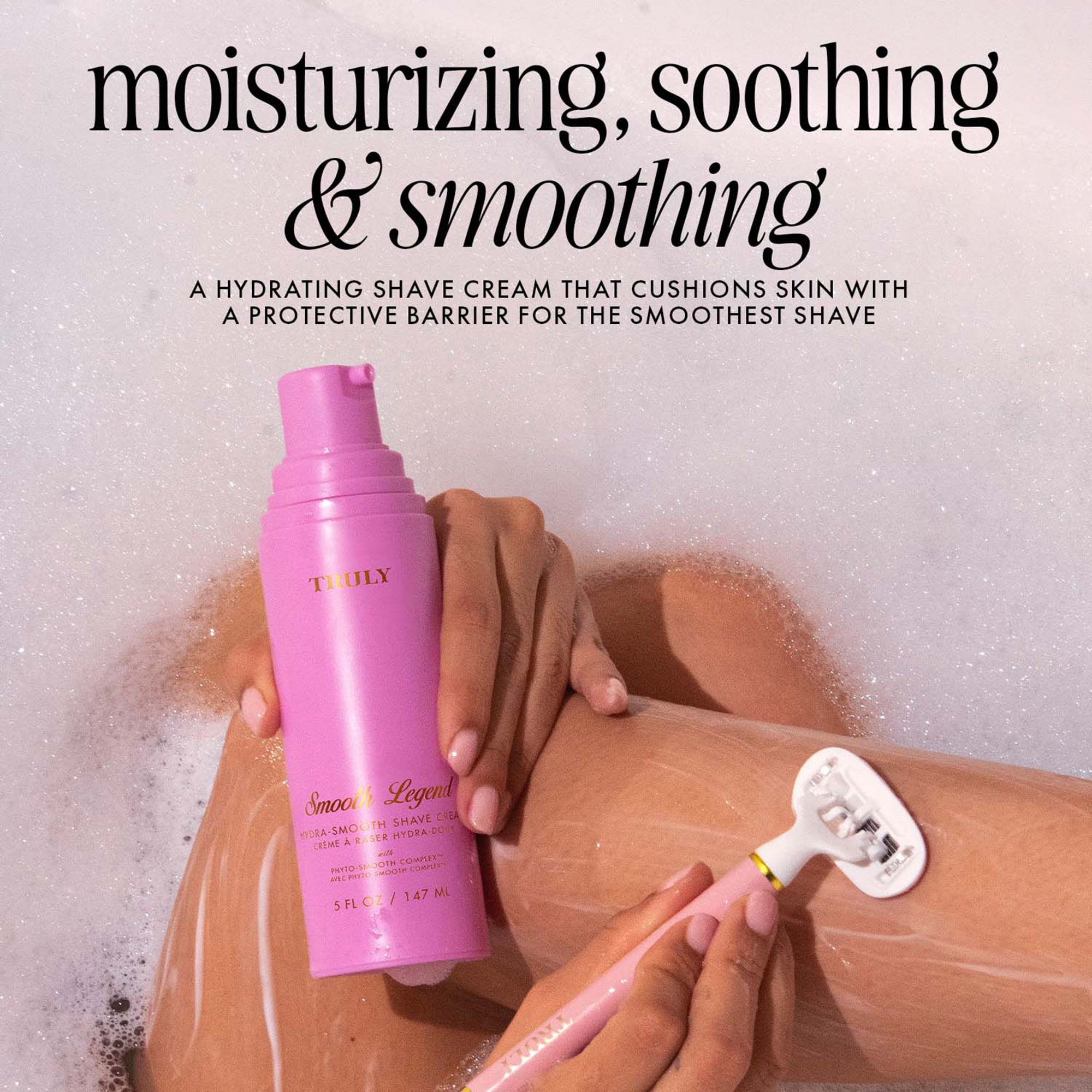 Truly Hydra-Smooth Shave Cream​ - Smooth Legend