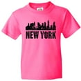 thumbnail image 3 of Inktastic New York Skyline Grunge Youth T-Shirt, 3 of 5