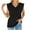 Black, variant on Zkozptok Women's Summer V Neck Vest Top Casual Sleeveless Shirts Summer Basic Going Out Tank Blouses