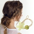 thumbnail image 2 of Unique Bargains 1 Pc Floral Beads Hair Elastic Band for Home Green, 2 of 5