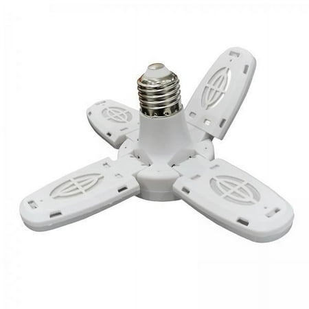 oshhni 5x28W E27 LED Garage Light Bulb Deformable Ceiling Fixture Lights Lamp