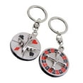 thumbnail image 5 of CIMAXIC Compass Keychains 2pcs Rotating Compass Gift Keychains Cross Key Holder Aircraft Pendant Creative Metal Key Rings Craft Ornaments(1pc Aircraft and 1pc Cross),3.94"X1.18"X0.35", 5 of 5