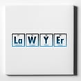 thumbnail image 1 of Lawyer Elements Periodic Table - 10" x 10" - Decorative Canvas Wall Art - White Edge - 5/8" Gallery Wrapped, 1 of 2