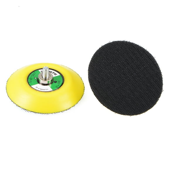 3-Inch Hook and Loop Sanding Pad, M6*10mm Thread, Sandpaper Backing Plate for Sander Polisher 2pcs