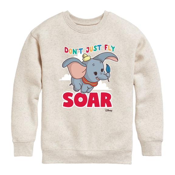 Disney - Don't Just Fly; Soar Graphic Long Sleeve Fleece Sweatshirt