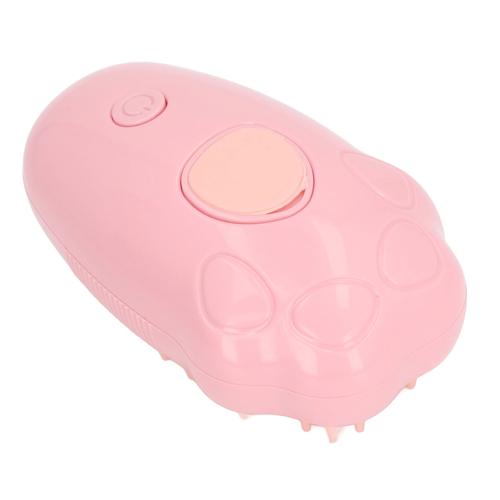 Suodoka Pet Steam Brush Wet Dry Use Grooming Loose Hair Removal Electric Bath Massage Brush, Pink (4.72 in / 12 cm)
