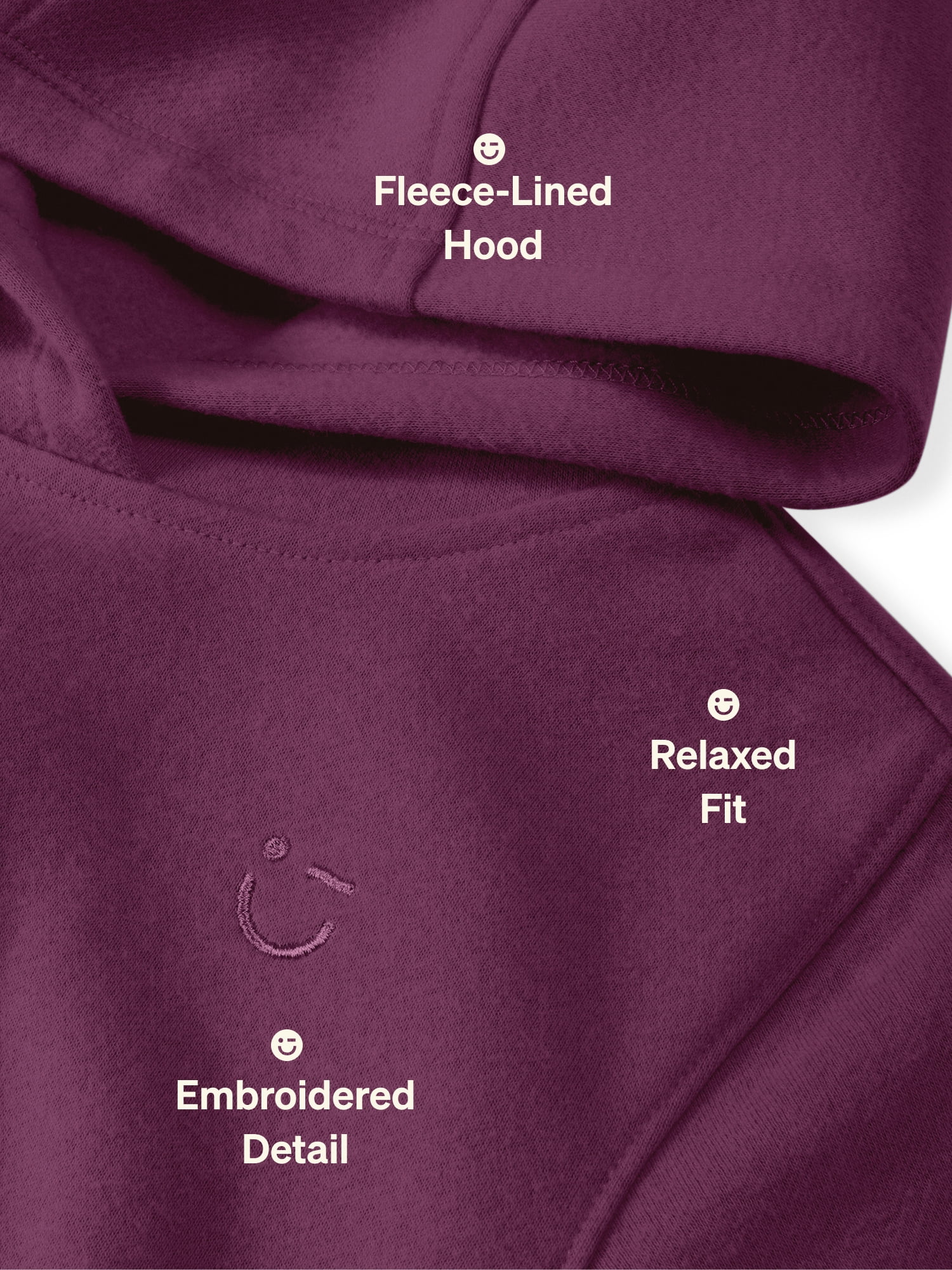 Color Mix by Garanimals Baby & Toddler Fleece Hoodie, Sizes 0–6T