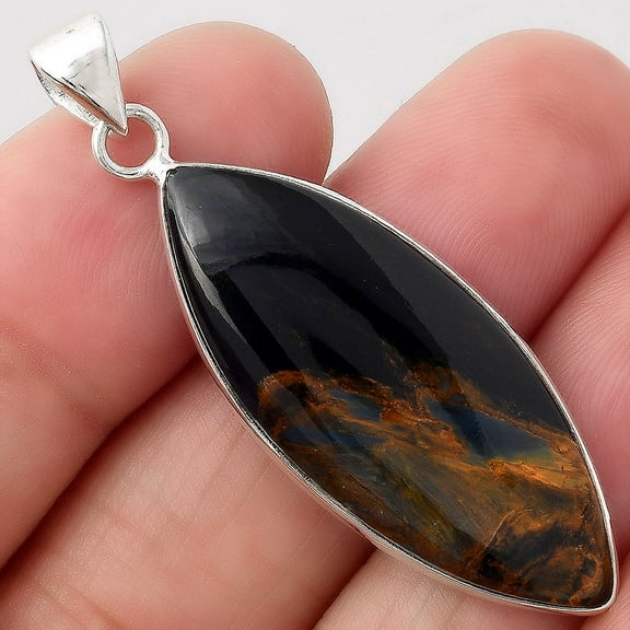 Natural Pietersite - Namibia 925 Sterling Silver Pendant Jewelry P-1001 SDP154840