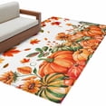 thumbnail image 6 of Thanksgiving Area Rug 4x6 Washable Rug Non Slip Fall Pumpkin Sunflower Orange Watercolor Large Area Rug Indoor Floor Carpet for Entryway Bedroom Kitchen Living Room Home Office Dining Room Nursery, 6 of 8