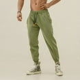 thumbnail image 1 of Pantalones deportivos para hombre, para correr, fitness, uso diario, ocio, colocación, entrenamiento, tejido compuesto, talla grande, 1 of 5
